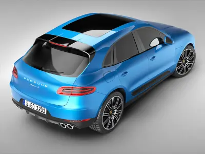 Porsche Macan S 2015 3D model