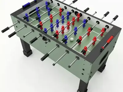 Foosball Table 3D model