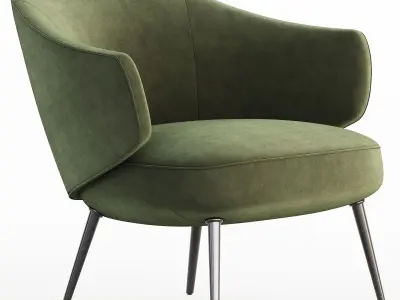 CHARLOTTE ARMCHAIR 3D model