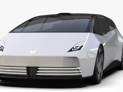 Honda Saloon 0 Concept Car HighPoly 3D model