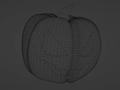 Jack o Lantern 3D Model  Free low-poly 3D model