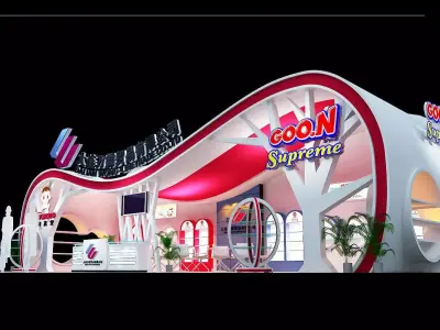 Exhibition - Area - 15X6 -3DMAX2012-028 3D model