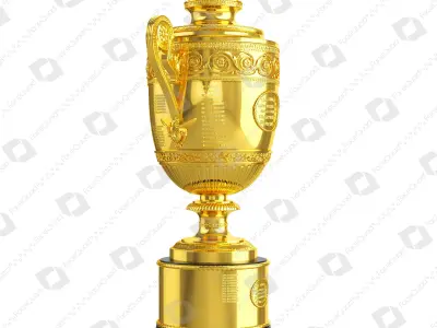 Wimbledon Trophy 3D Model 3D model