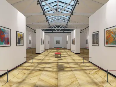 Art Gallery Exhibition 3D model