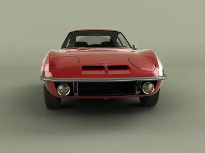 Opel GT 3D model