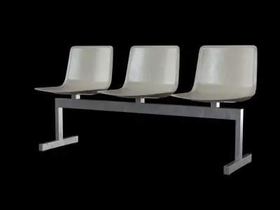 PATO Bench Model-4330 Steel Low-poly 3D model