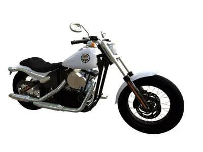 Harley Davidson fs2 custom 3D model
