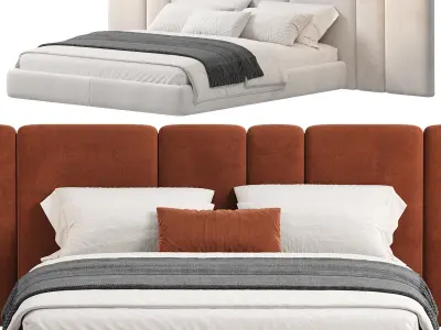 Hollis Bed by Thehighwall 3D model