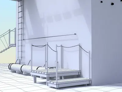 Climbing  tower 3D model