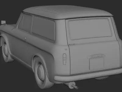 Commer Cob Vintage British Car Free 3D print model