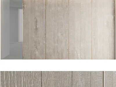Decorative wall panels set 30 3D model