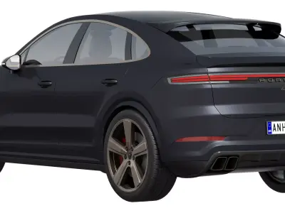 Porsche Cayenne Turbo Coupe 2025 3D model