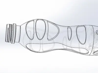 Bottle concept 3 Free 3D model