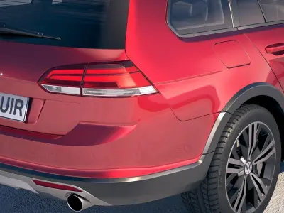 Volkswagen Golf Alltrack 2019 3D model