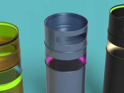 Modern Bottle 3D model