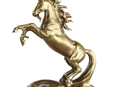 horse statue 16 3D model