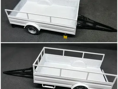 Trailer scale metal 3D print model