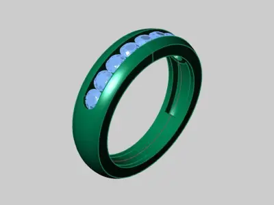 Band Ring 3D print model 116
