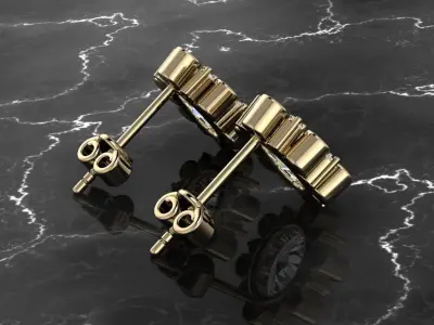 Jewelry Earring 3D print model