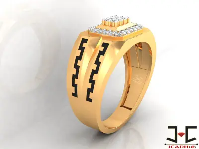 0256 - Gents Ring - JCADHub 3D print model