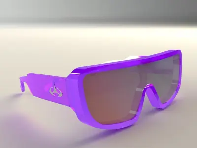 Evoke Amplifier Sunglasses shield 3D model