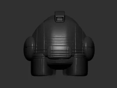 helmet high poly sculpt 3d printable 3D model shop