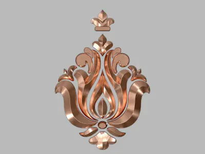 Carved Decor 3D model