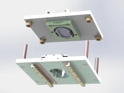 -Flying-  stamping die 3D model