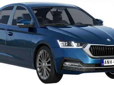 Skoda Octavia 2020 3D model