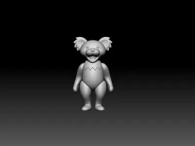 Cartoon beard doll 3D model STL FOR 3D PRINTING 3D print model