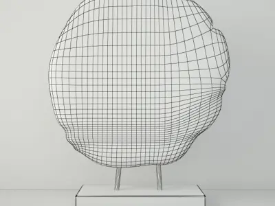 Piece of Wood With a Base by ZARA HOME 3D model