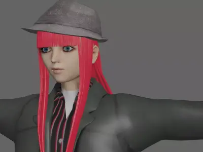 BombCarry UrbanGirl Free low-poly 3D model