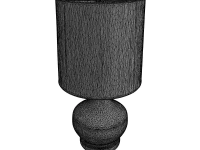 Modern Ceramic Table Lamp Low-poly 3D model