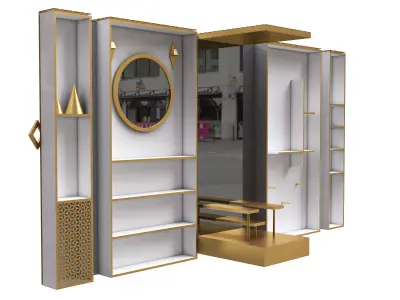 Majestic box dressing room 3D model