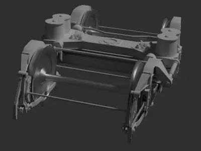 TRAIN BOGIES 3D model