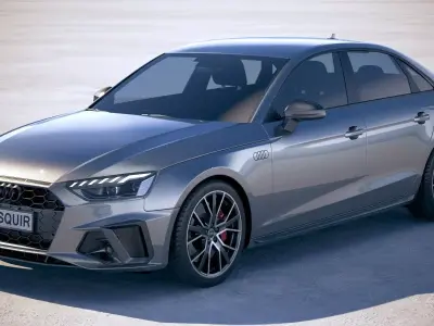 Audi A4 S-line 2020 3D model
