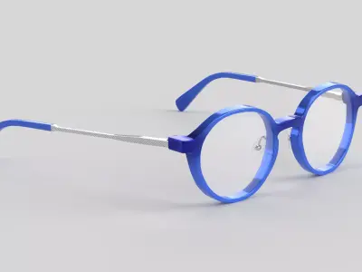 Golden Age Eyewear Glasses Low-poly 3D model