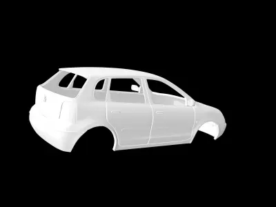 Volkswagen Polo MK4 3D print model