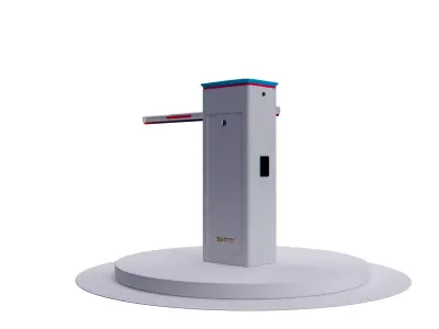 PARKING BARRIER  Low-poly 3D model