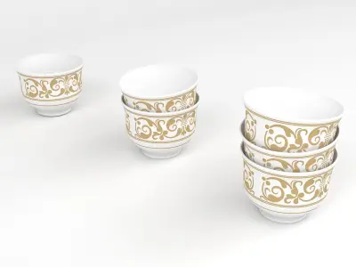 Arabic Coffee Cup 3D model