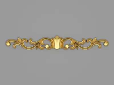 Classic Carved 006 3D model