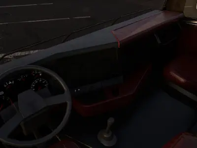 Truck Levo T2580 - Unreal Engine Project Low-poly 3D model