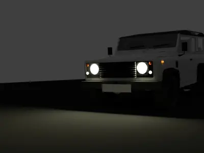 Land Rover Defender 3D model 3D model