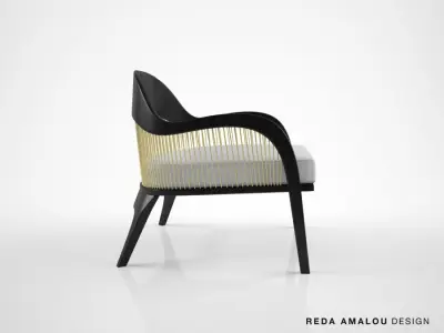 Reda Amalou Design Lanka armchair 3D model