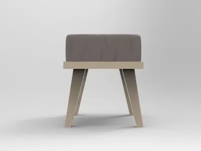 Roni Stool Low-poly 3D model