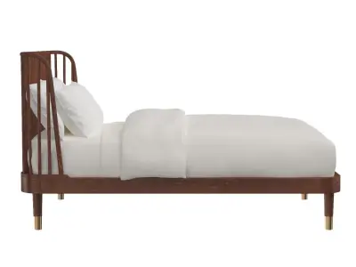 Alpine Belham Platform Bed 3D model