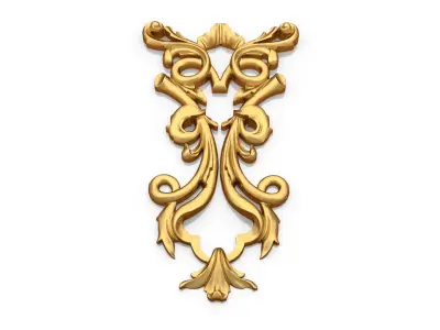 Classic decor ornament 130 3D model