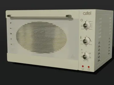 Astel retro oven high quality 3D model