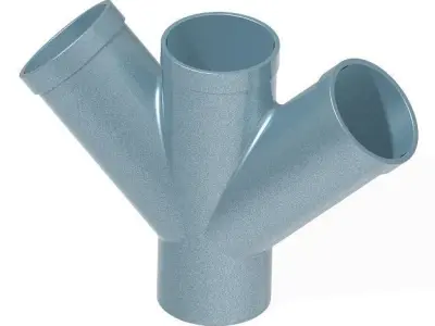 PVC Fitting Double Y 3D print model