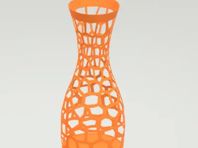 vase pot pen holder flowers pottery Free 3D print model